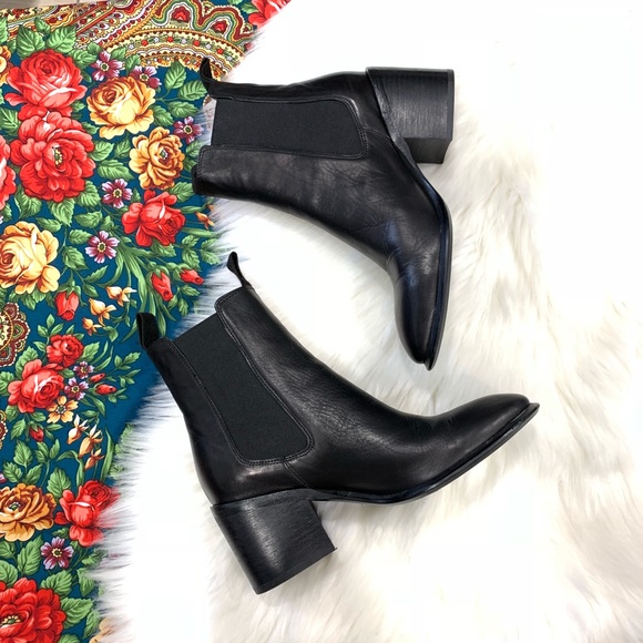 hampton black calais ankle boots